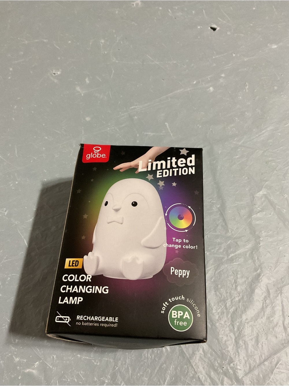 Globe Peppy Colorful Touch LED Night Light - Multicolor